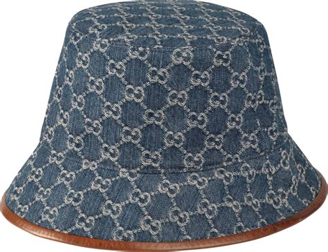 denim gucci bucket hat|Gucci bucket hat prices.